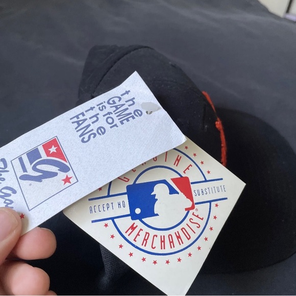 VTG 90s Baltimore Orioles The Game MLB Adjustable Snapback Cap Hat Rare HTF - Picture 2 of 3